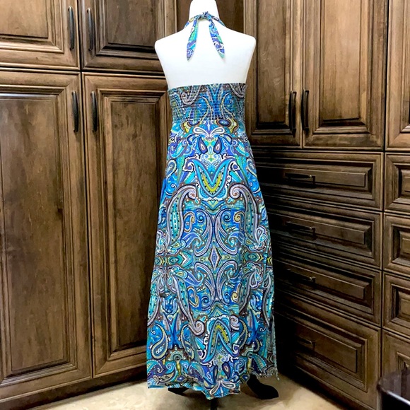 Beautiful Tommy Bahama maxi halter dress - Picture 2 of 2
